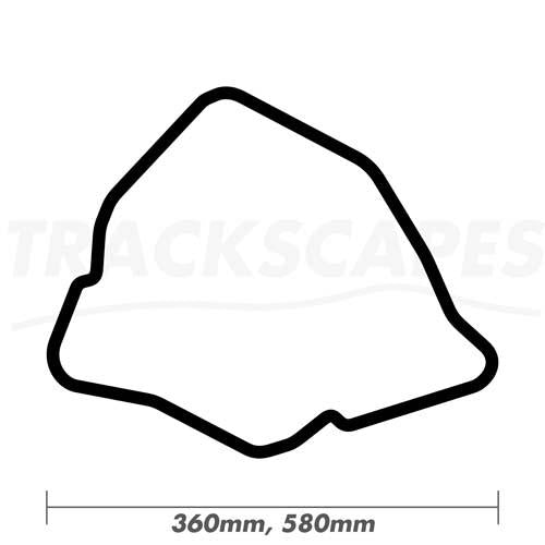 Dimensions of Castle Combe Motorsport Wall Art