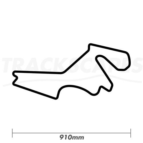 Istanbul Park Turkey Wooden Formula One Racing Track Wall Art by Trackscapes 910mm Dimensions
