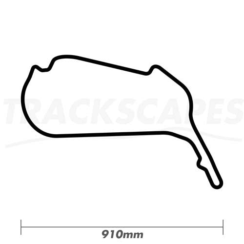 Mallory Park Racing Circuit 910mm Carving Dimensions