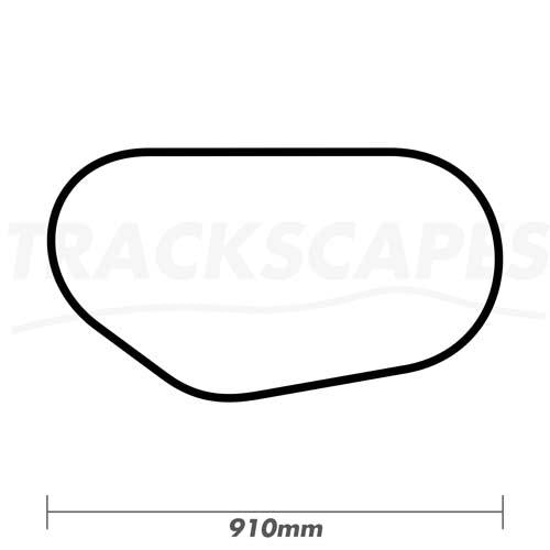 Phoenix Raceway Track Art by Trackscapes 910mm Dimensions