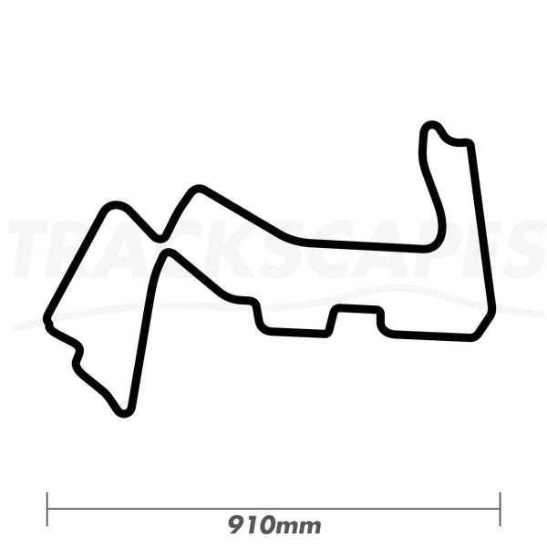 Marina Bay 2008 - 2012 Singapore Racing Circuit F1 Sculpture Layout 910mm Dimensions