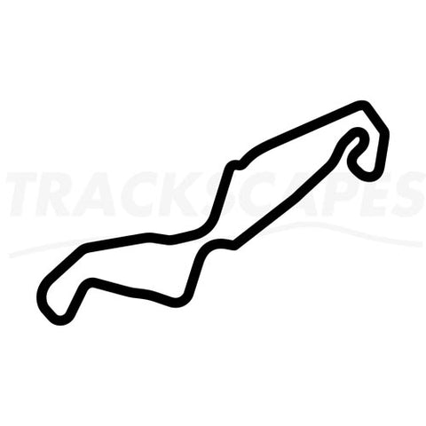 TT Circuit Assen Wooden Racing Track Replica Wall Art Shape Layout