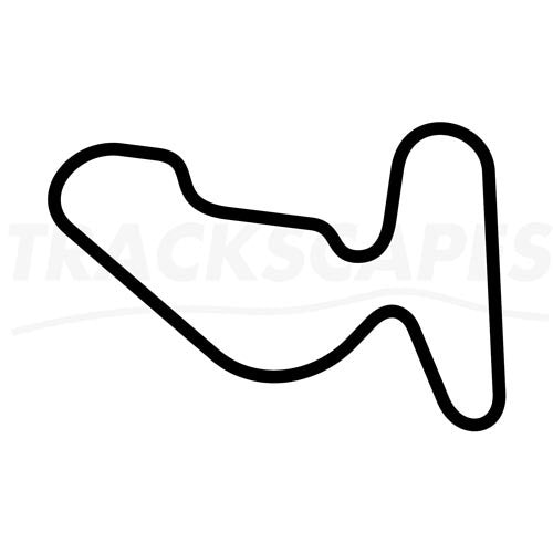 Bedford Autodrome PalmerSports East Circuit Wooden Racing Track Replica Wall Art Shape Layout