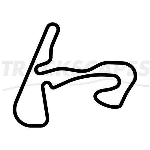 Circuit Park Zandvoort's Grand Prix Circuit Wood Racing Track Replica Wall Art Carved Sculpture Layout