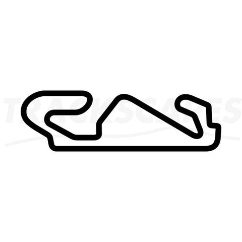 Circuit de Barcelona-Catalunya F1 and MotoGP Wooden Racing Track Replica Wall Art Shape Layout