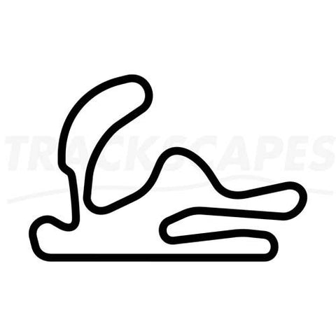 Cartagena Circuit Wooden Racing Track Wall Art Sculpture Layout