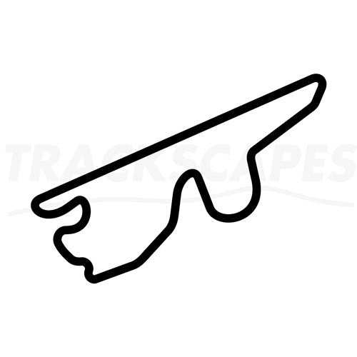 Fuji Speedway Wooden Racing Track Replica Wall Art Shape Layout