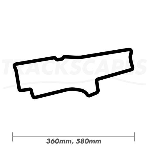 Hydro-Québec Montreal Street Circuit Canada Wood Race Track Wall Art 360 and 580mm Model Dimensions