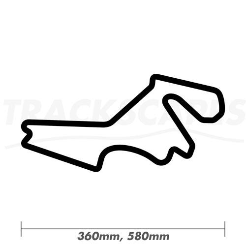 Istanbul Park Turkey Wooden Formula One Racing Track Wall Art by Trackscapes 360 and 580mm Dimensions