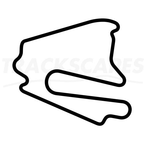 Lausitzring Motorcycle GP Course Wooden Racing Track Replica Wall Art Shape Layout