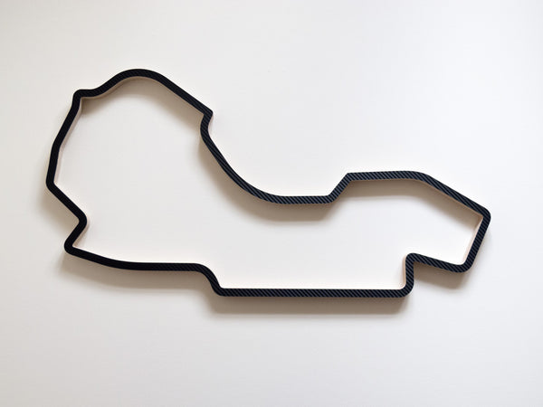 Melbourne Grand Prix Circuit 910mm Sculpture in Carbon Finish
