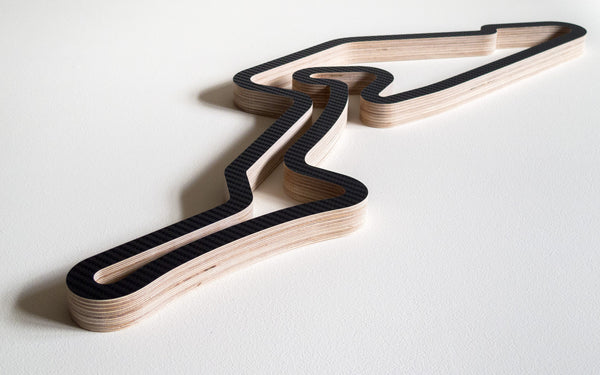Nurburgring GP-Strecke Motorsport Wall Memorabilia in Carbon