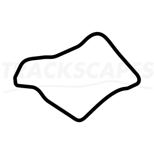 Oulton Park Fosters Circuit Wooden Racing Track Replica Wall Art Shape Layout