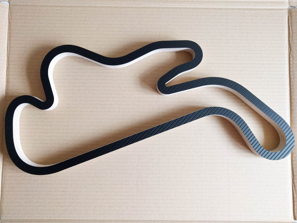 Phillip Island Circuit Wooden MotoGP Racing Track Wall Art Sculpture Ready to be Shipped