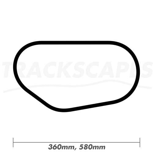 Phoenix Raceway Track Art by Trackscapes 360mm and 580mm Dimensions
