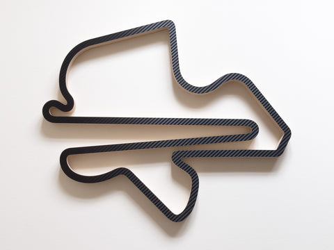 Sepang International Circuit Kuala Lumpur Wooden F1 Racing Track Wall Art Sculpture