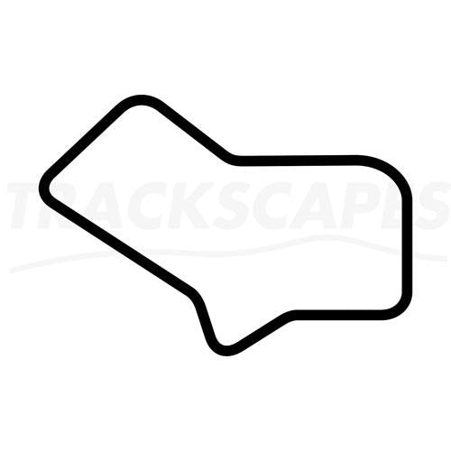 Silverstone Grand Prix Circuit 1952-1974 Wooden Racing Track Replica Wall Art Shape Layout