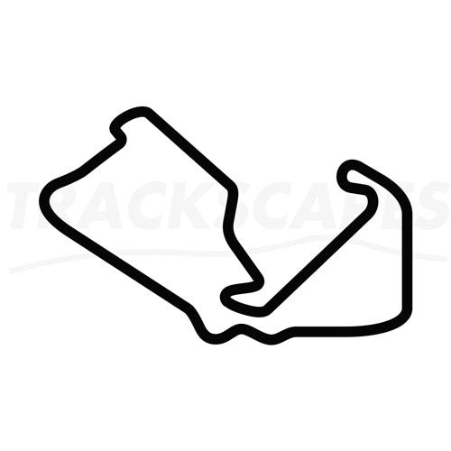Silverstone GP Circuit F1 WEC and MotoGP Wooden Racing Track Replica Wall Art Shape Layout