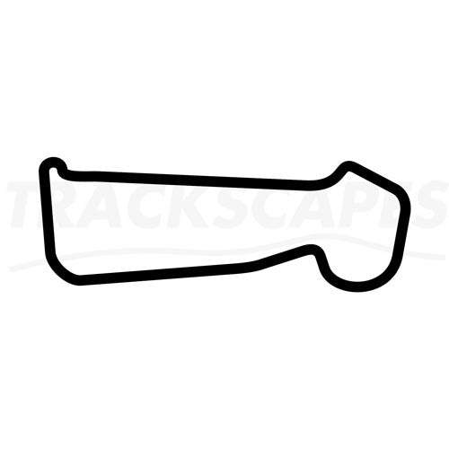 Snetterton 200 Circuit Wooden Racing Track Replica Wall Art Shape Layout