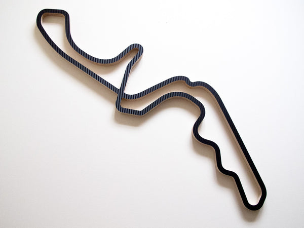Suzuka International Racing Course 910mm Wall Art in Carbon